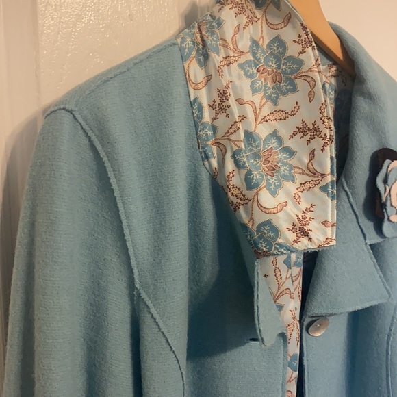 J. JILL RETIRED ALPACA/WOOL COAT - Picture 4 of 9